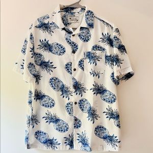 Men’s Milano Bay Short Sleeve Button Down Size Small